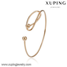 51918 xuping 7 Gramm Goldarmbänder entwirft Mode 18k billig einfache vergoldete Schmuckarmband